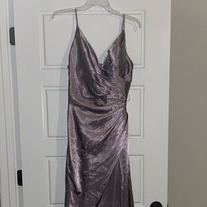 David’s Bridal Draped Strappy Dress